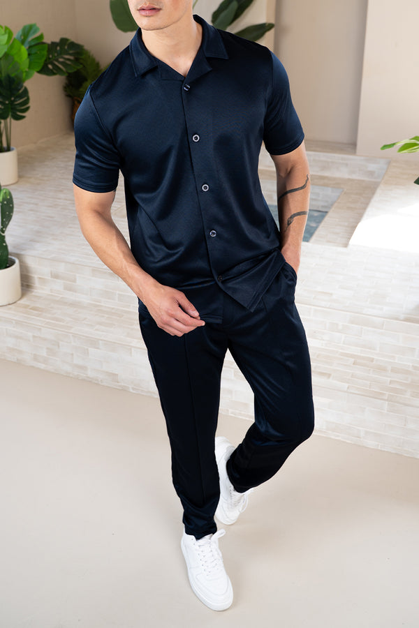Interlock Jogger - Navy