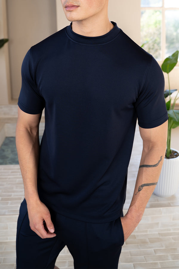 Premium Scuba Slim Fit T-Shirt - Navy