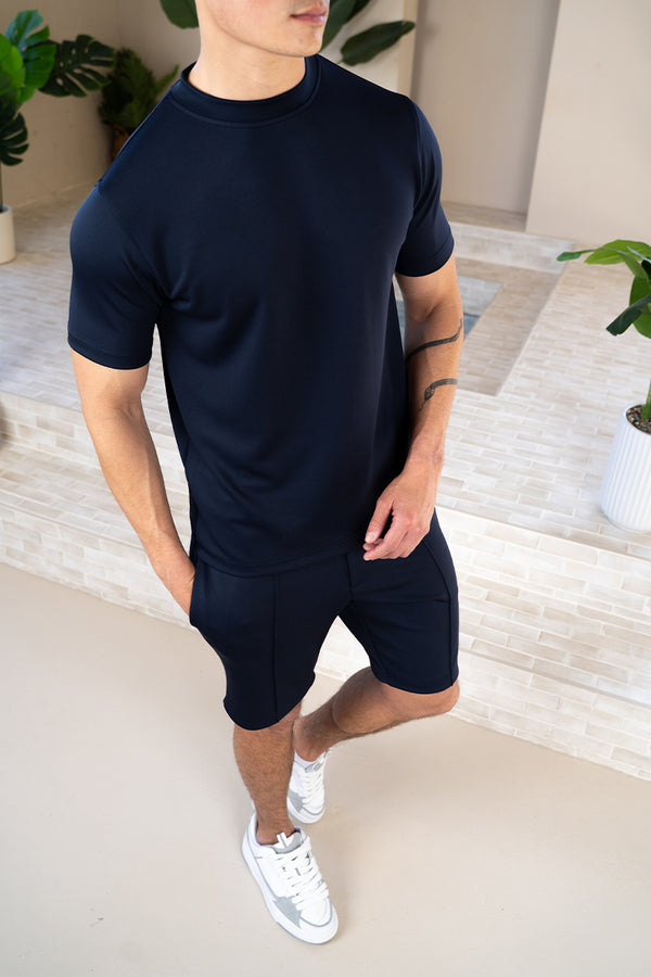 Premium Scuba Slim Fit T-Shirt - Navy