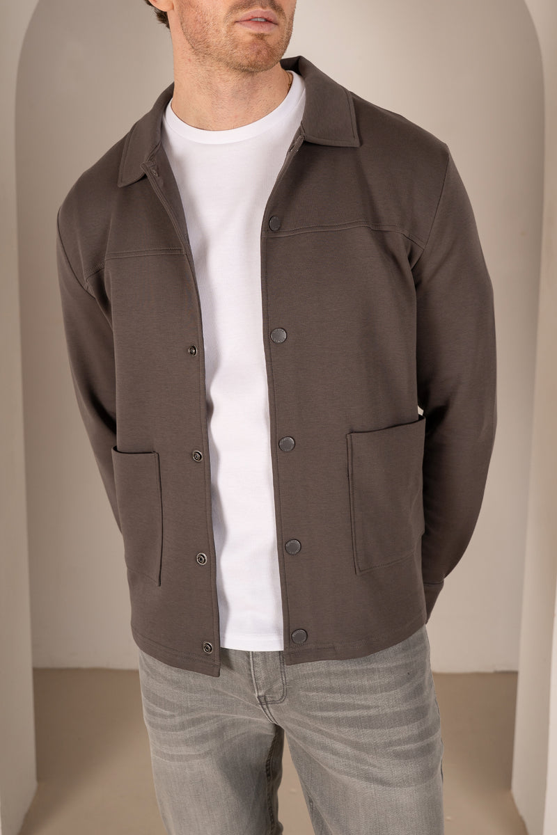 Interlock Overshirt - 3 Pack - 3 Colours (Black, Charcoal, Stone)