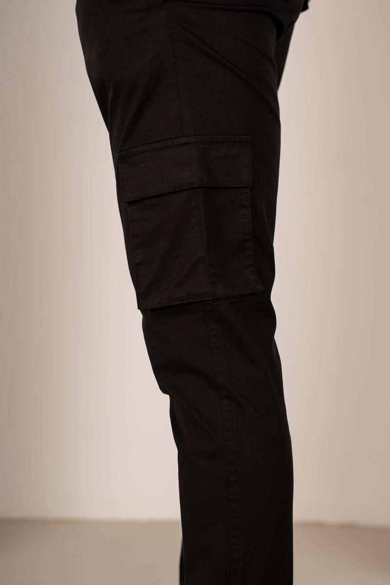 Essential Cargo Trouser - Black