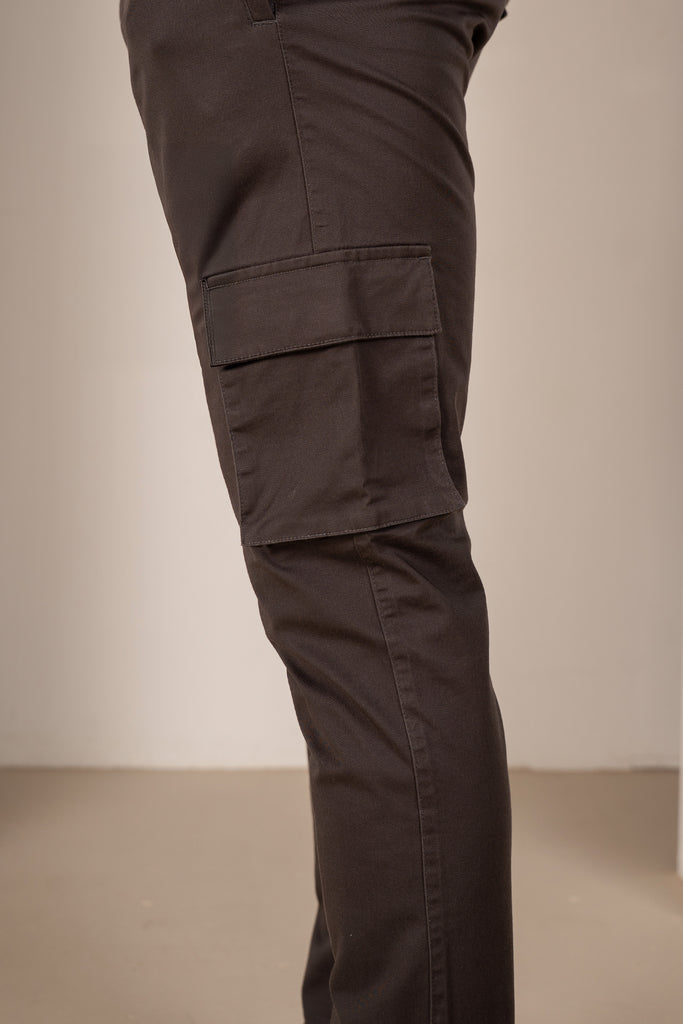 Essential Cargo Trouser - Charcoal