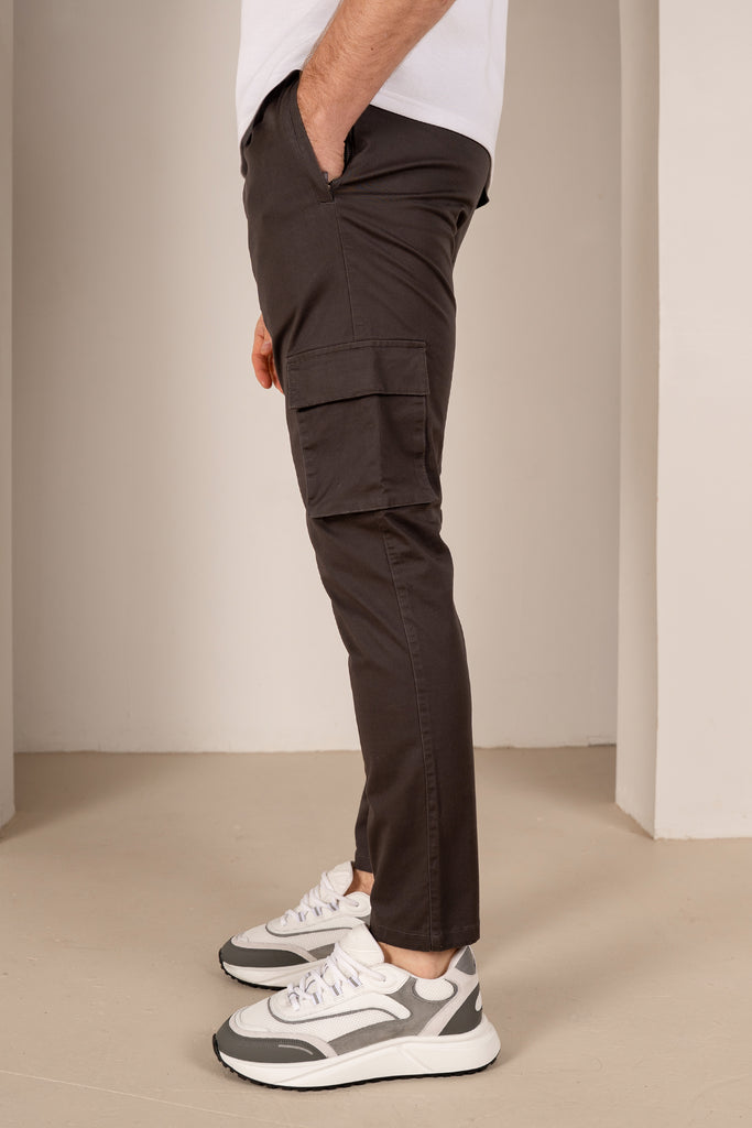 Essential Cargo Trouser - Charcoal