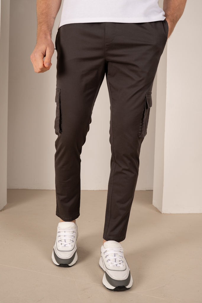 Essential Cargo Trouser - Charcoal