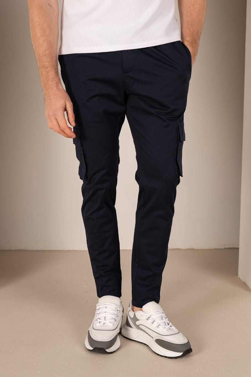 Essential Cargo Trouser - Navy