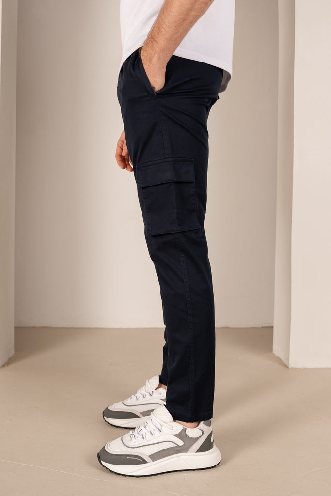 Essential Cargo Trouser - Navy