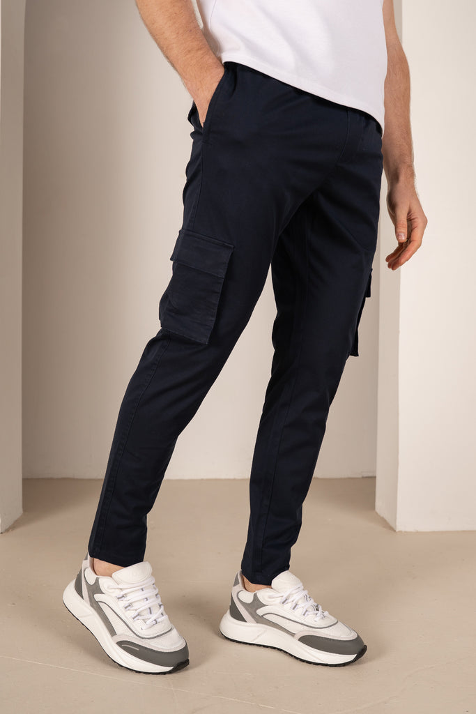 Essential Cargo Trouser - Navy