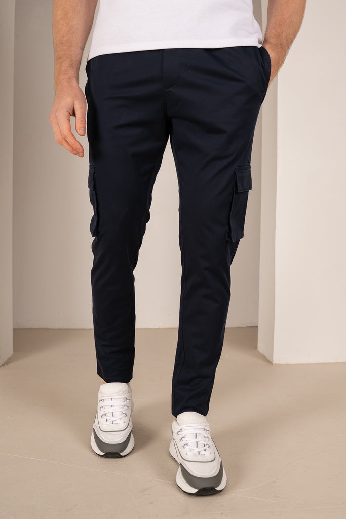 Essential Cargo Trouser - Navy