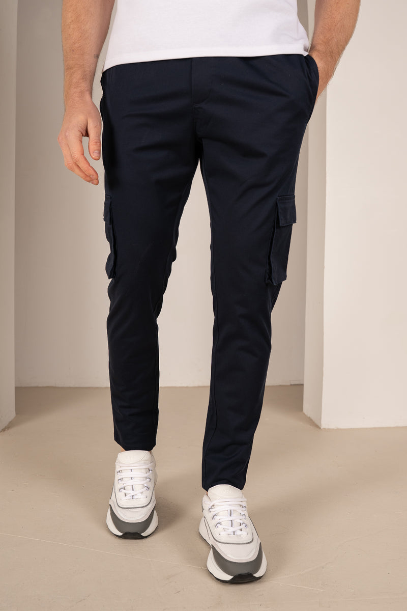 Essential Cargo Trouser - Navy