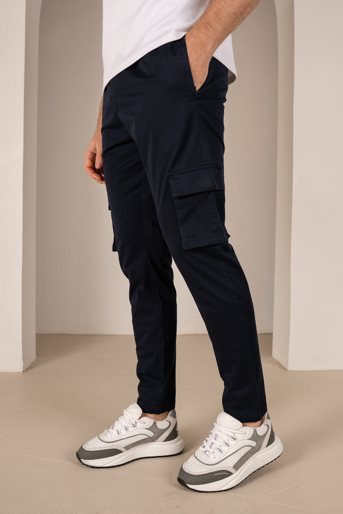 Essential Cargo Trouser - Navy