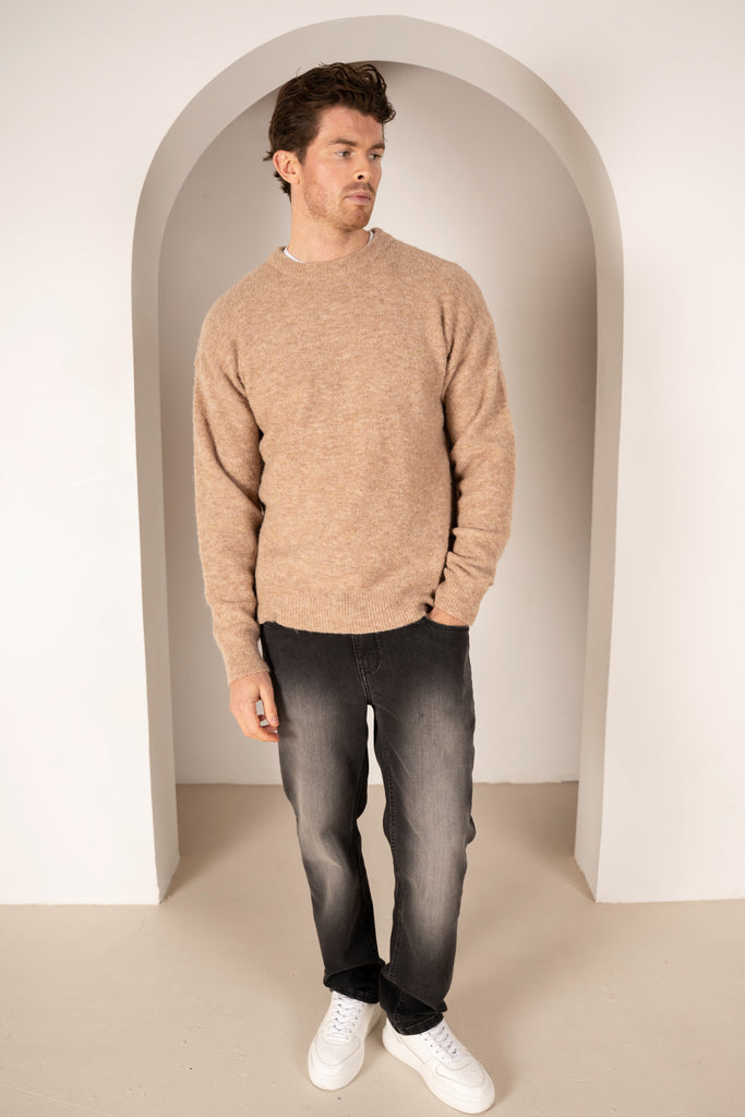 Souffle Crew Neck Sweatshirt - Oatmeal