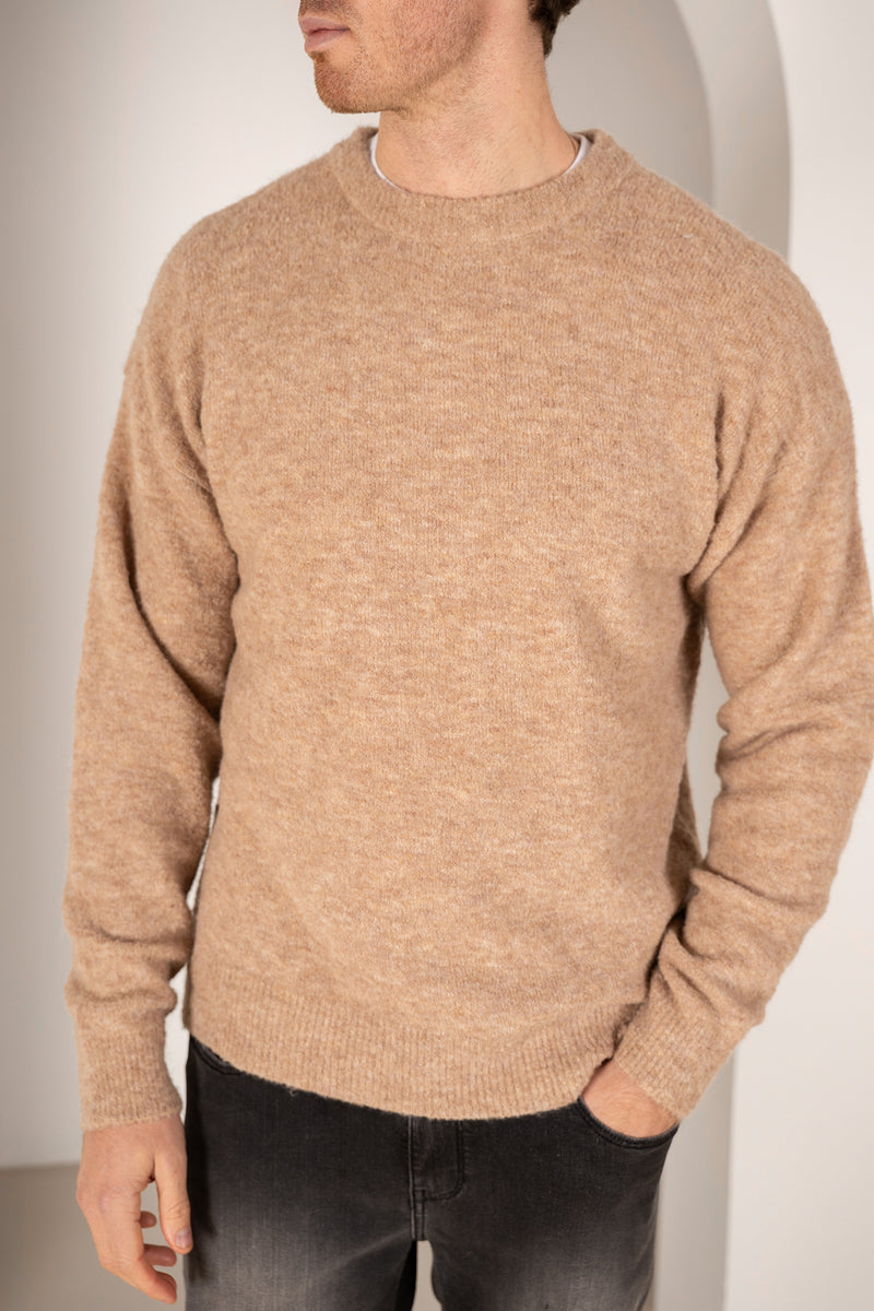 Souffle Crew Neck Sweatshirt - Oatmeal