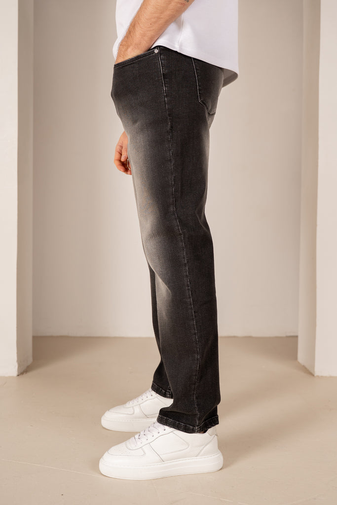 Slim Fit Denim Jeans - Black