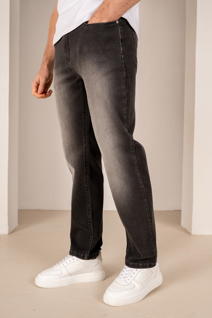 Slim Fit Denim Jeans - Black