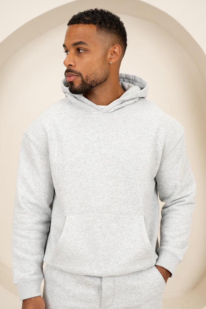 Origin Pullover Hoodie - Grey Marl