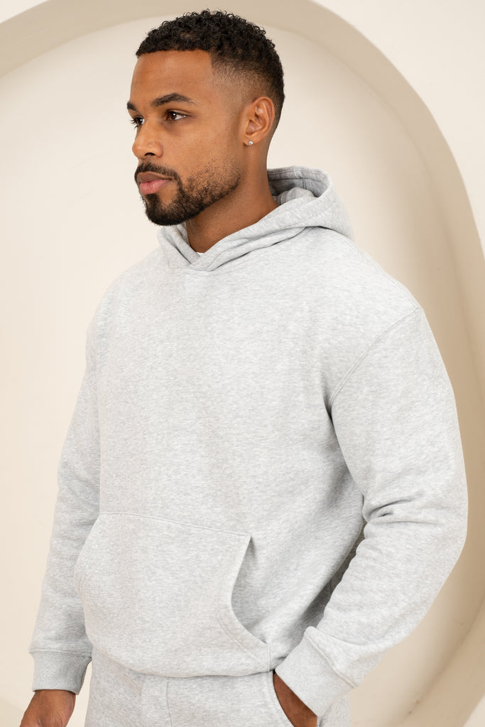 Origin Pullover Hoodie - Grey Marl