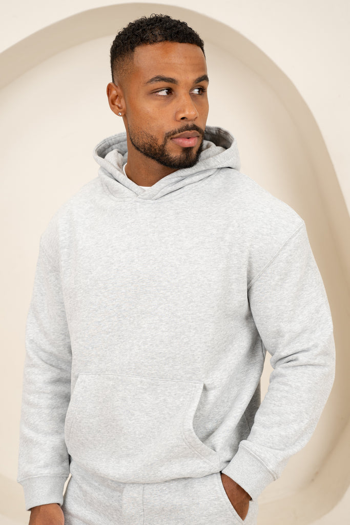 Origin Pullover Hoodie - Grey Marl