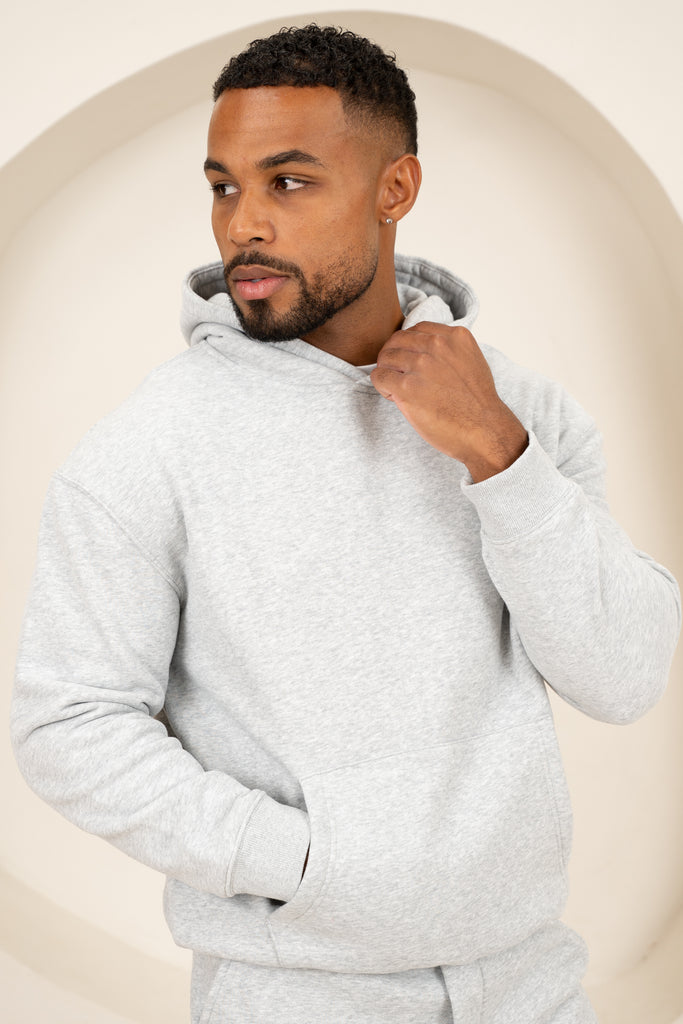 Origin Pullover Hoodie - Grey Marl