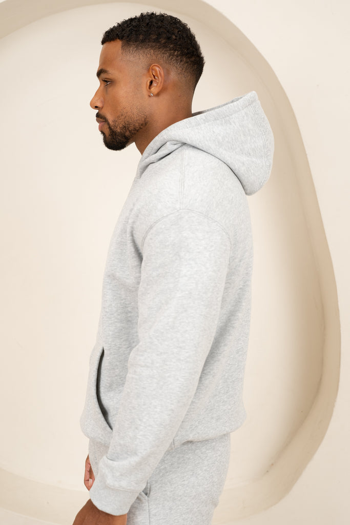 Origin Pullover Hoodie - Grey Marl