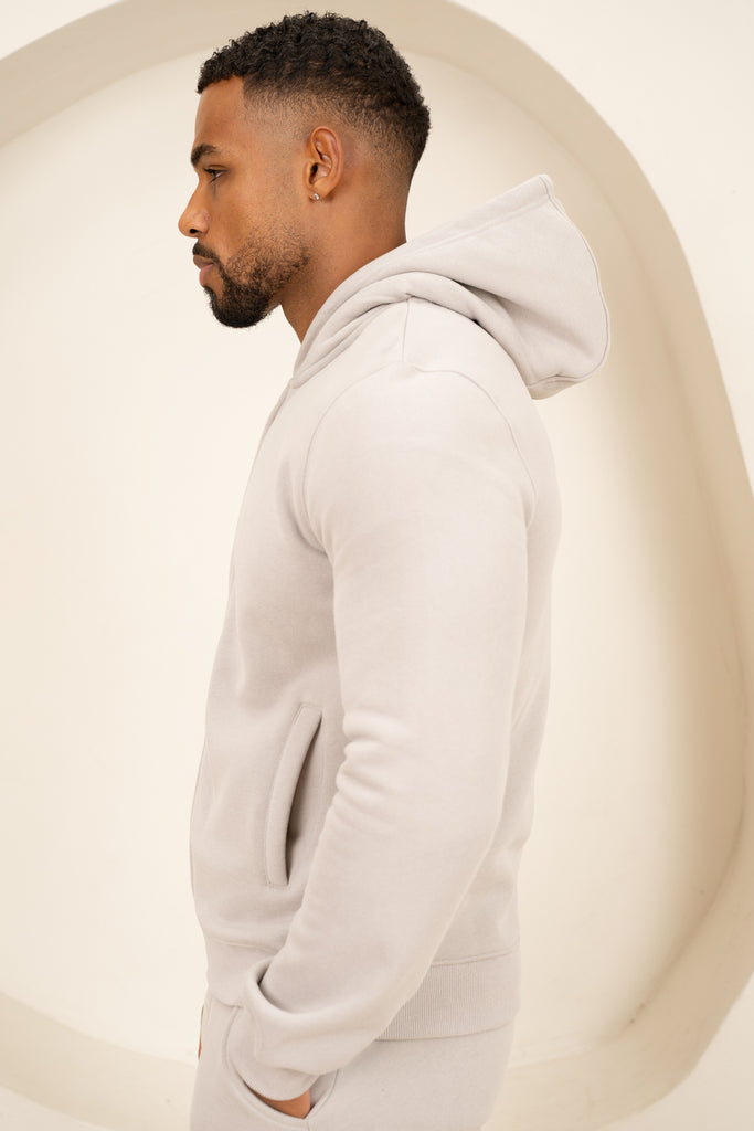 Origin Zip Up Hoodie - Grey