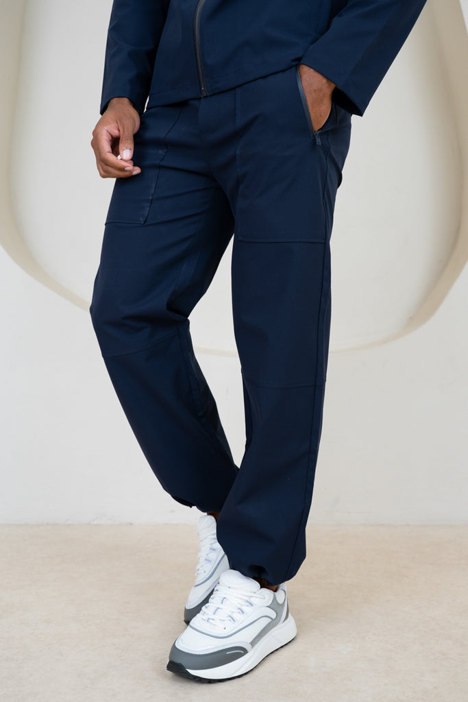 Pinnacle Brushed Technical Cargo Pant - Navy