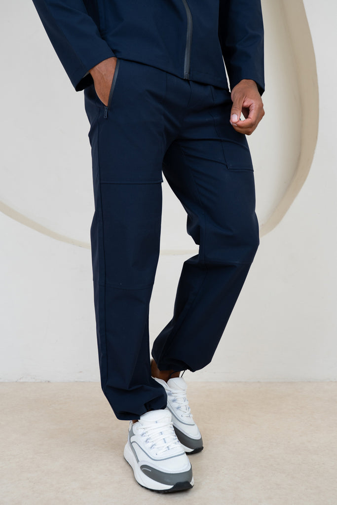 Pinnacle Brushed Technical Cargo Pant - Navy