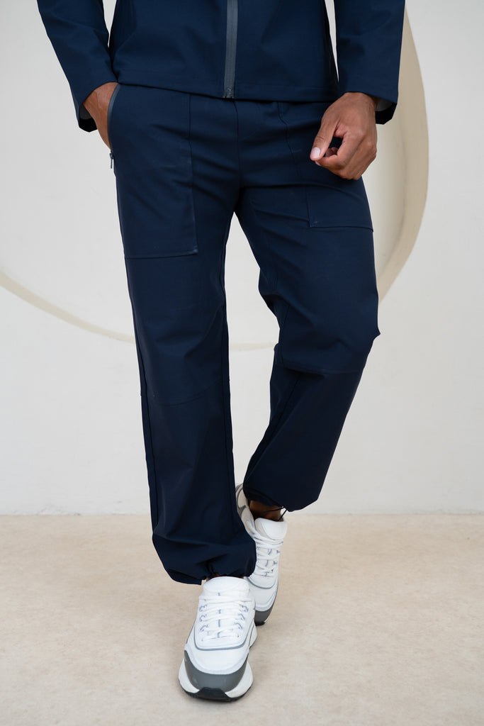 Pinnacle Brushed Technical Cargo Pant - Navy