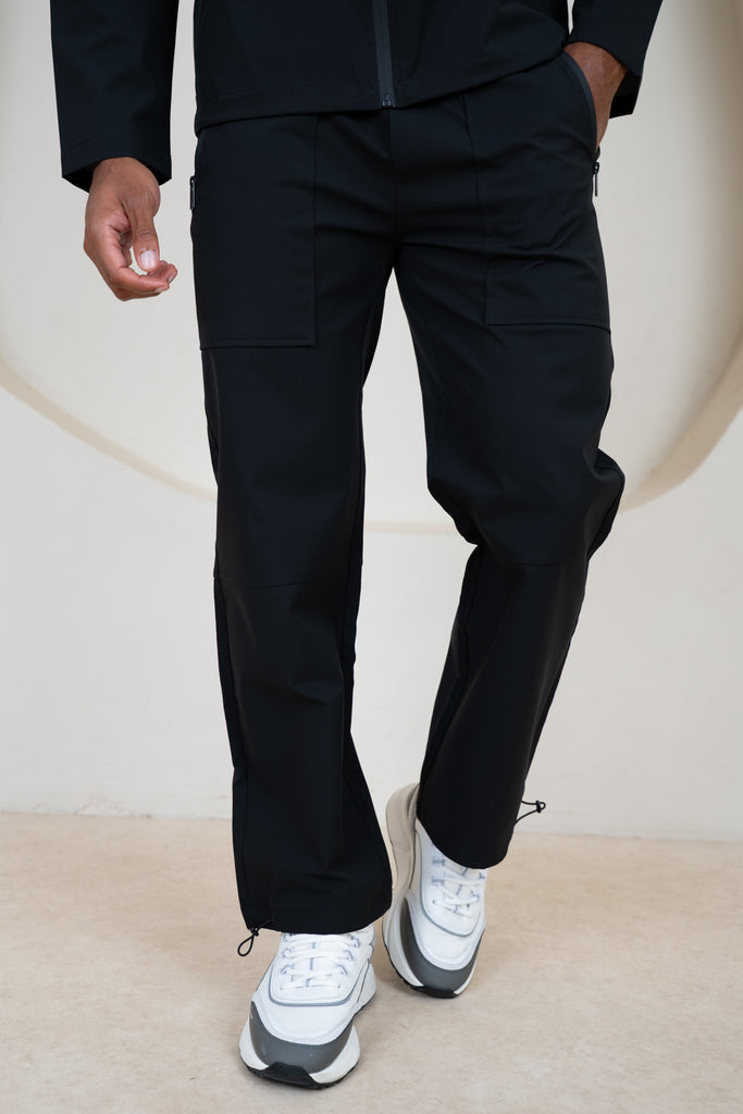 Pinnacle Brushed Technical Cargo Pant - Black