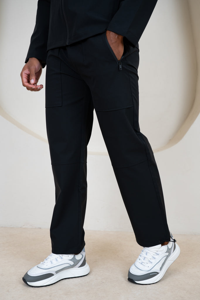 Pinnacle Brushed Technical Cargo Pant - Black