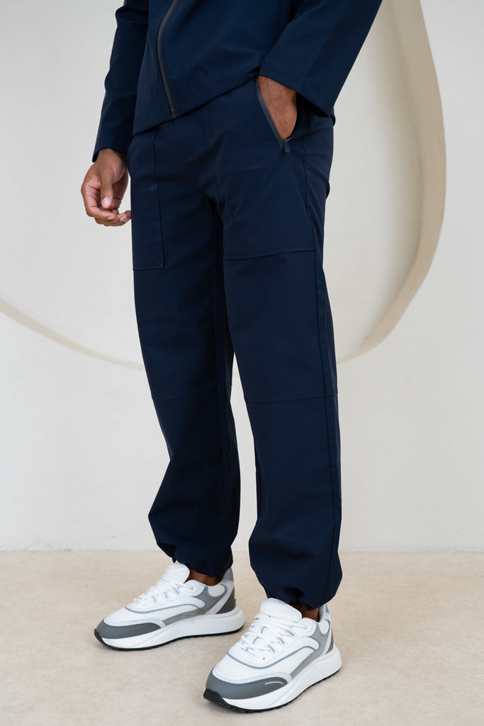 Pinnacle Brushed Technical Cargo Pant - Navy