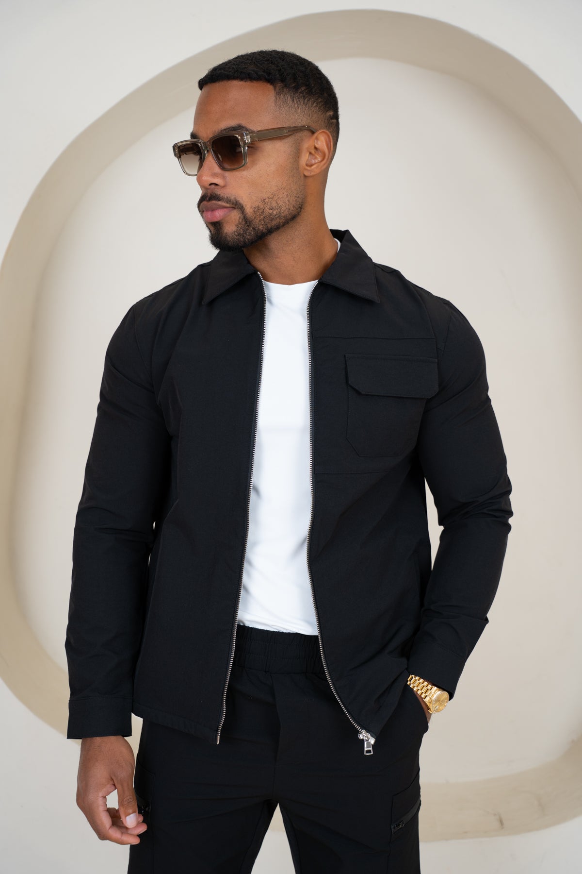 Veste cargo Premium Detail V2 - Noir