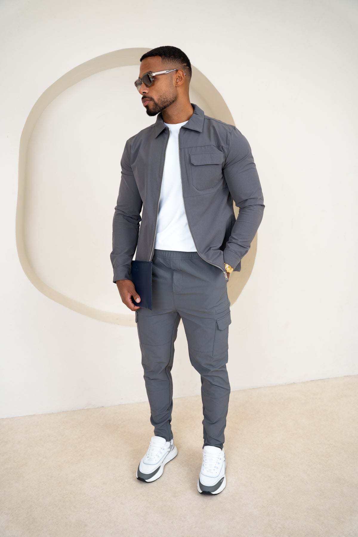 Premium Detail Cargo Pants V2 - Charcoal – Choix UK