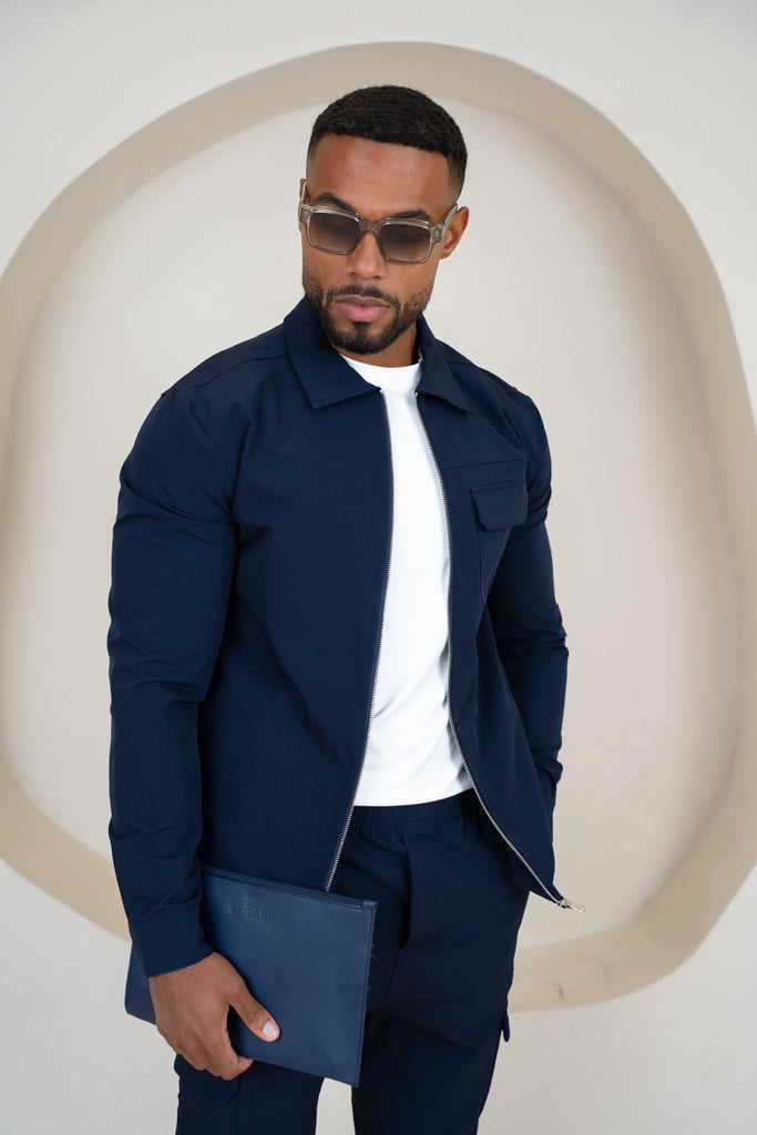 Veste cargo Premium Detail V2 - Bleu marine