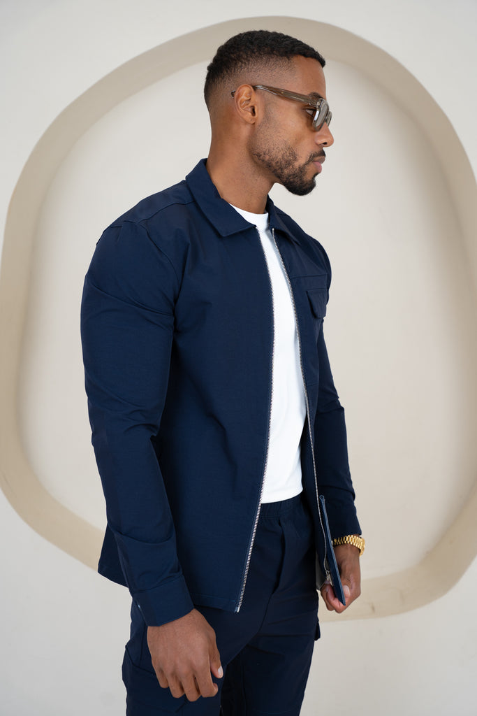 Veste cargo Premium Detail V2 - Bleu marine