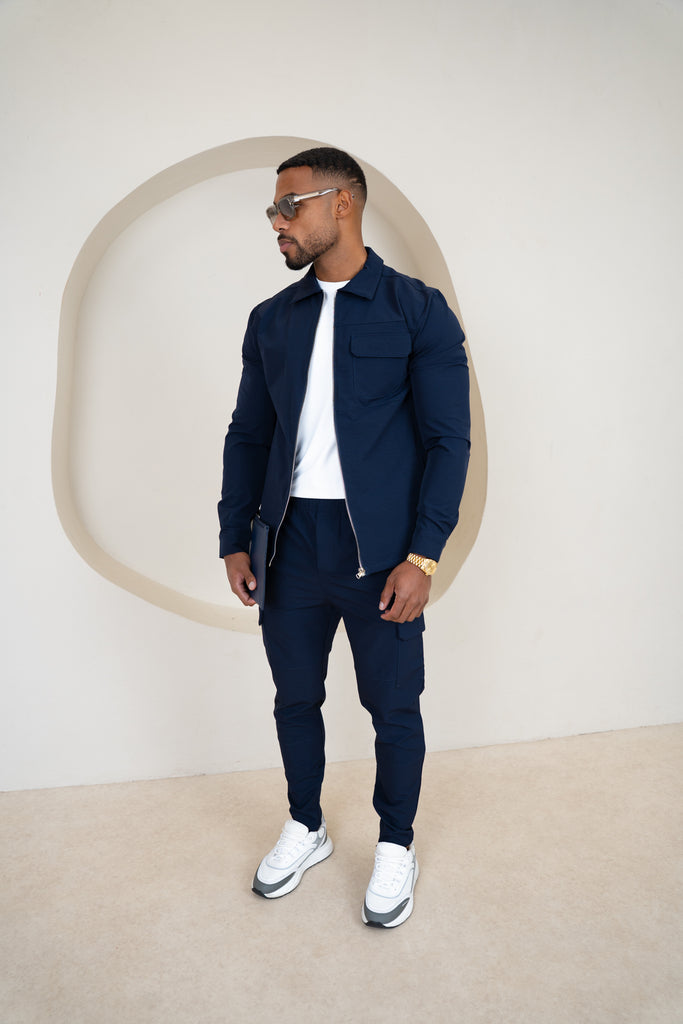 Veste cargo Premium Detail V2 - Bleu marine