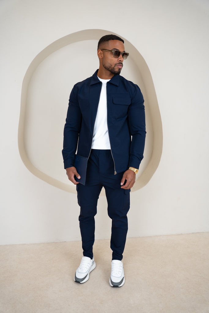 Veste cargo Premium Detail V2 - Bleu marine