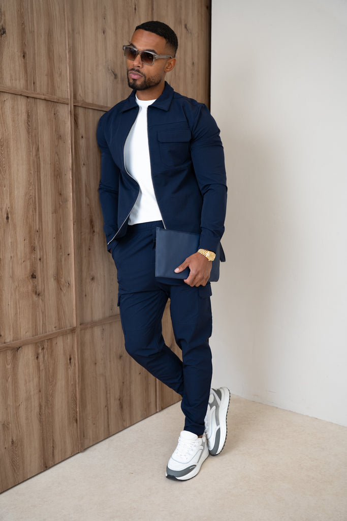 Veste cargo Premium Detail V2 - Bleu marine