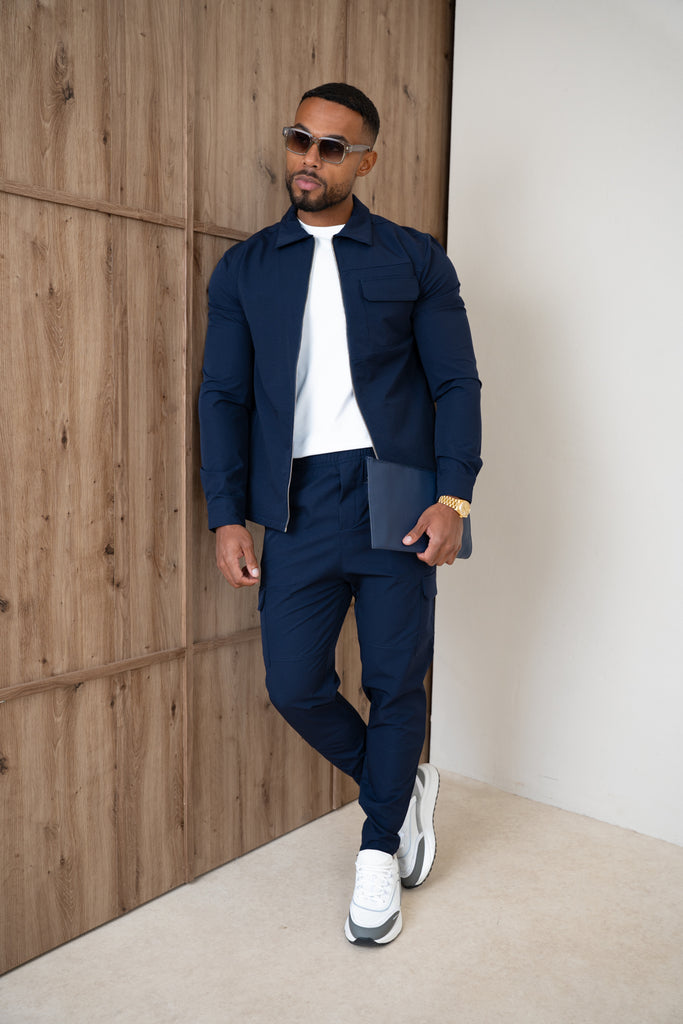 Veste cargo Premium Detail V2 - Bleu marine