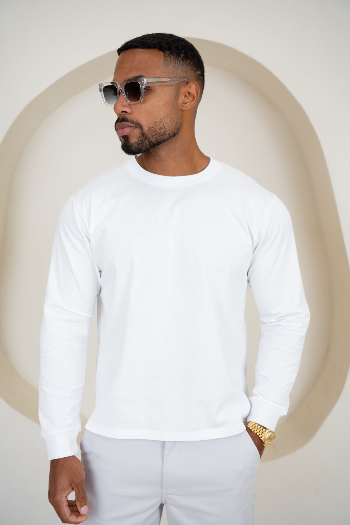 Premium Long Sleeve T-Shirt - White