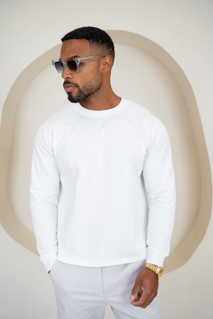 Premium Long Sleeve T-Shirt - White