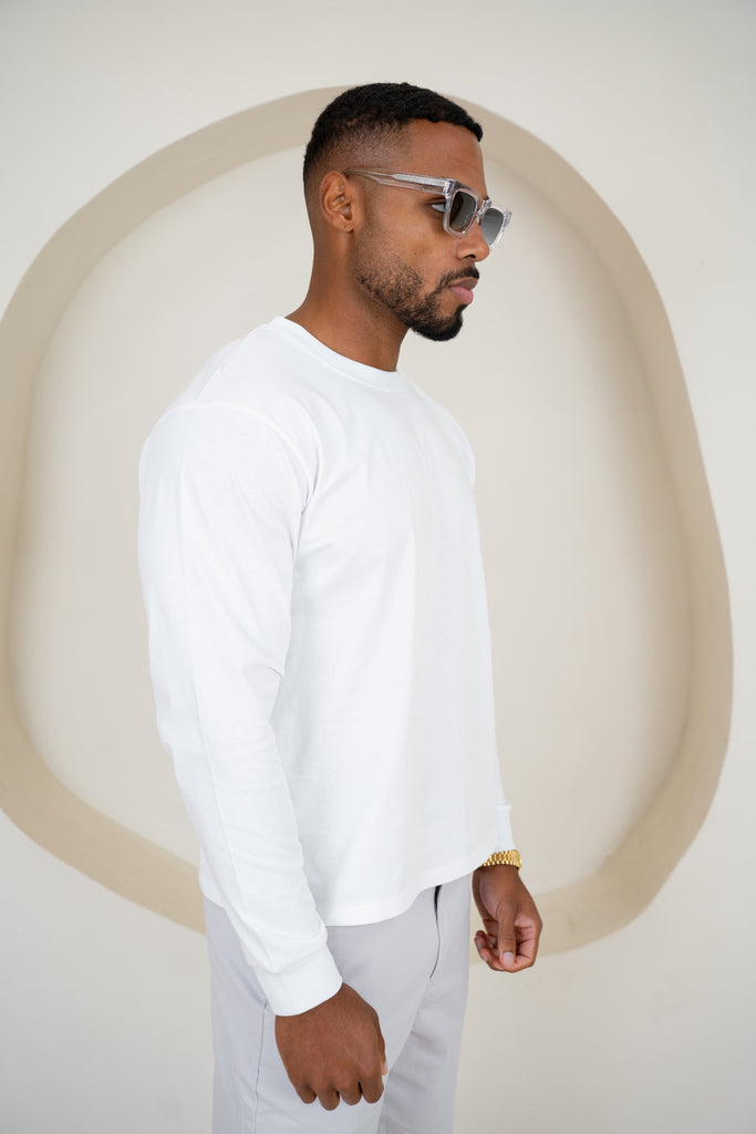 Premium Long Sleeve T-Shirt - White