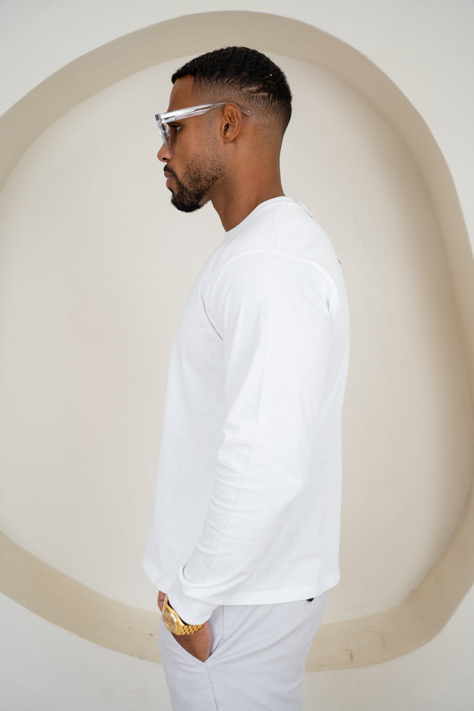 Premium Long Sleeve T-Shirt - White