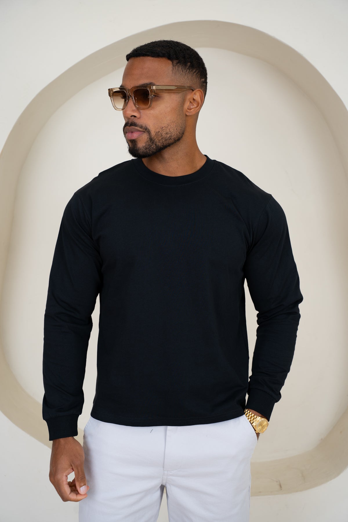 Premium Long Sleeve T-Shirt - Black