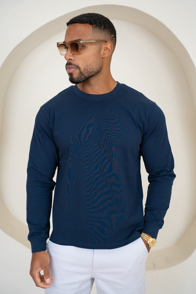 Premium Long Sleeve T-Shirt - Navy