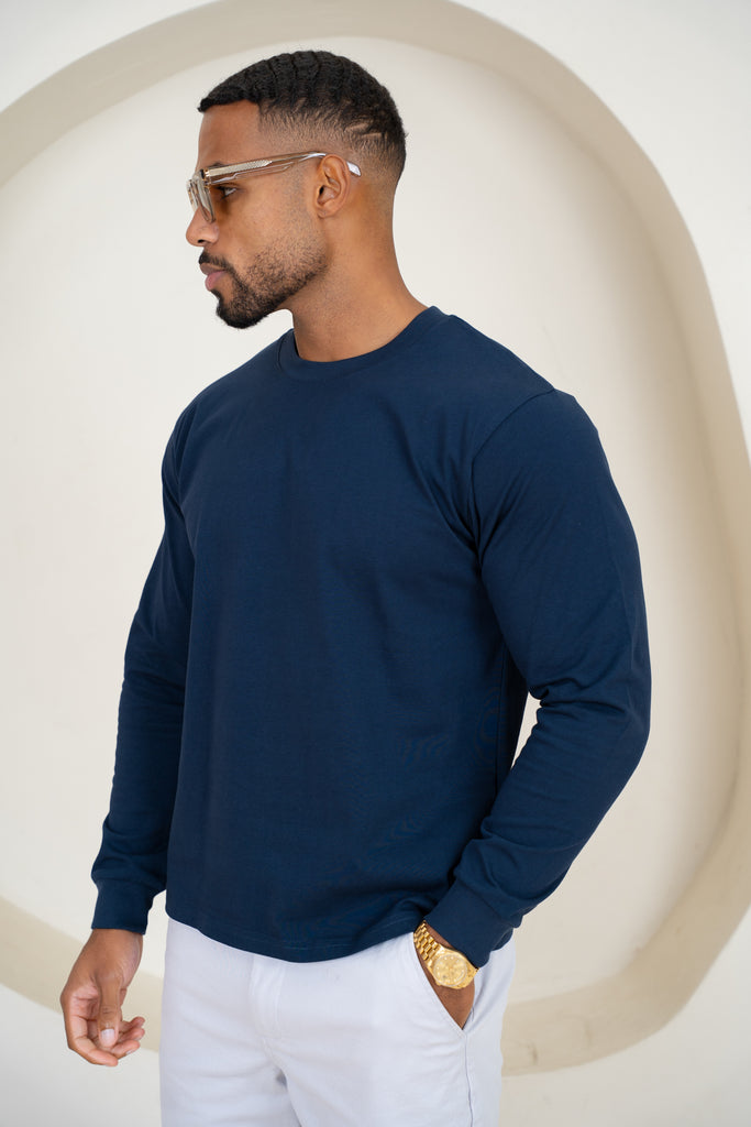 Premium Long Sleeve T-Shirt - Navy