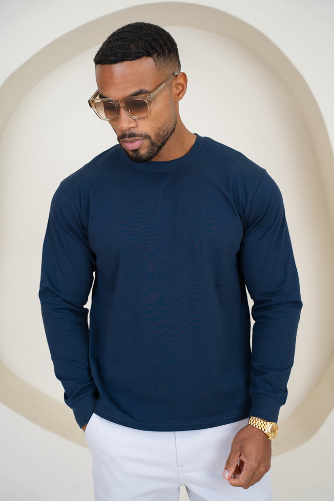 Premium Long Sleeve T-Shirt - Navy