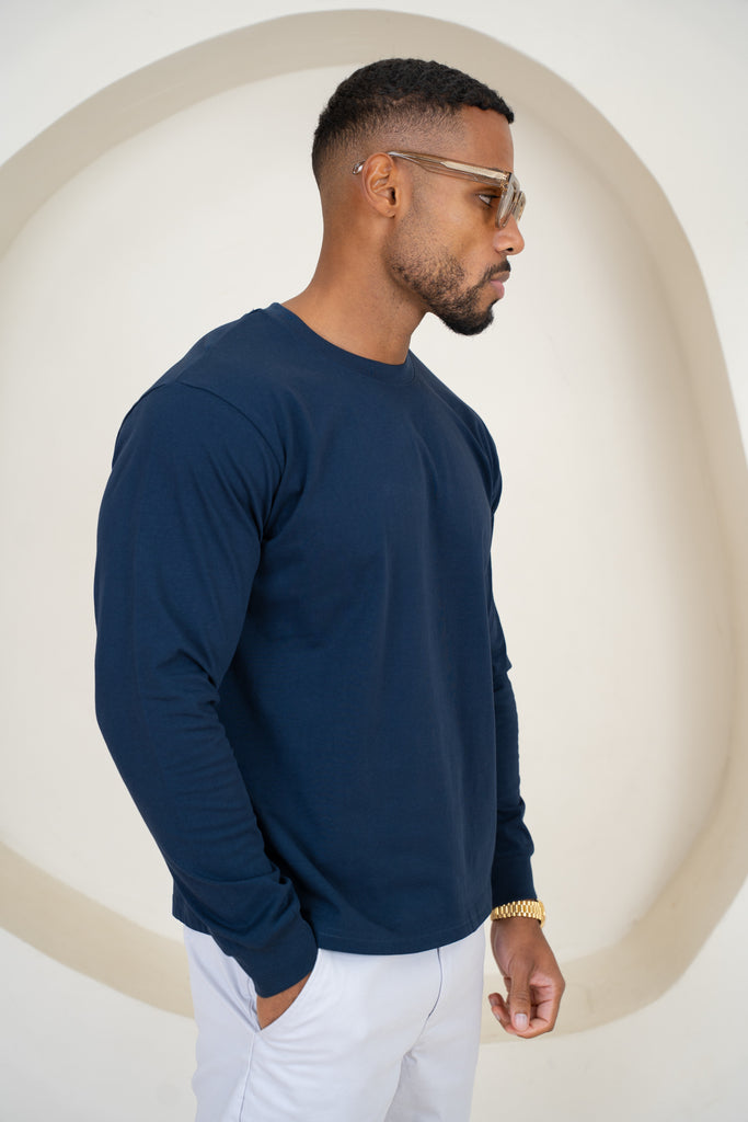 Premium Long Sleeve T-Shirt - Navy