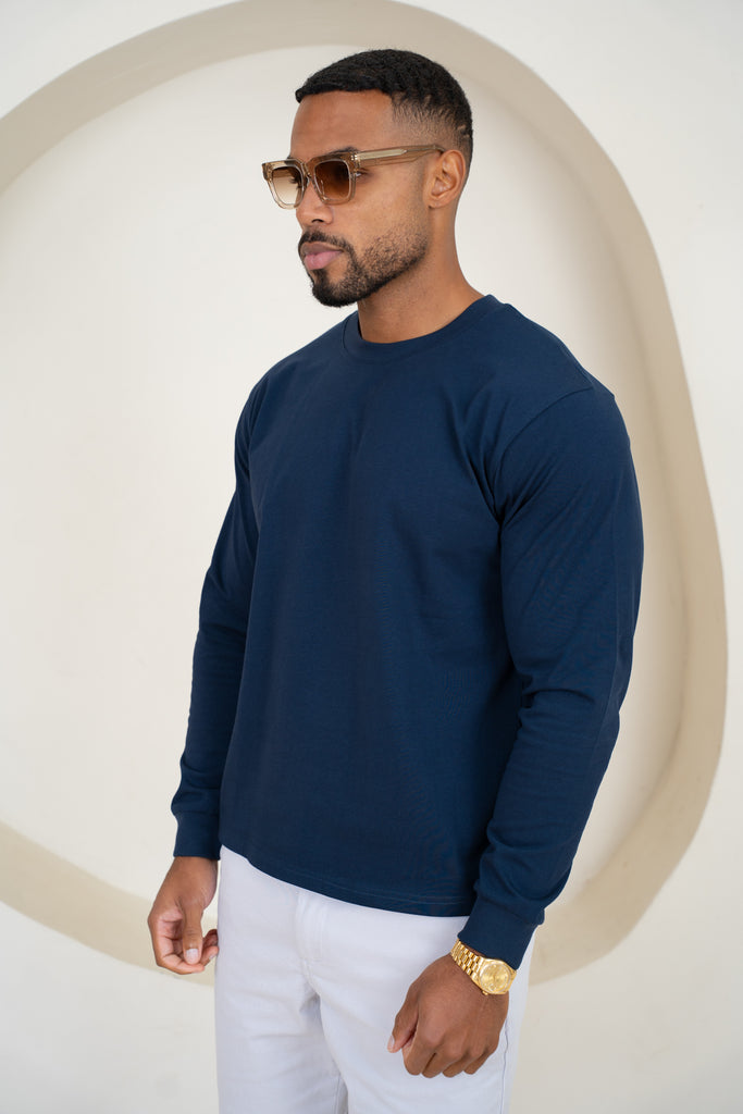 Premium Long Sleeve T-Shirt - Navy