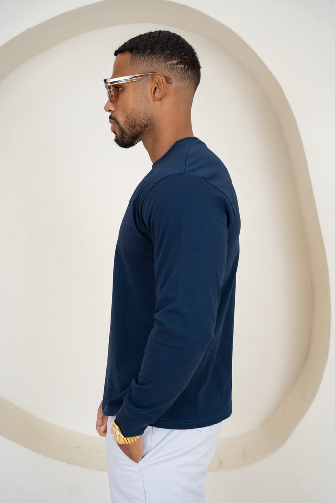 Premium Long Sleeve T-Shirt - Navy