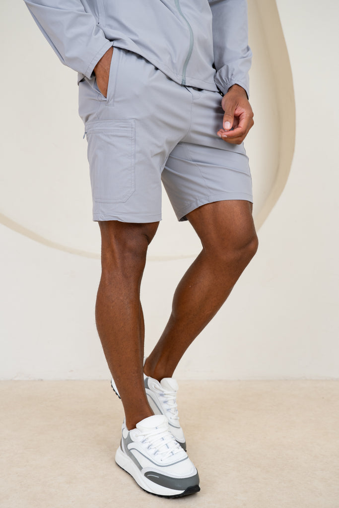 Premium Technical Shorts - Light Grey